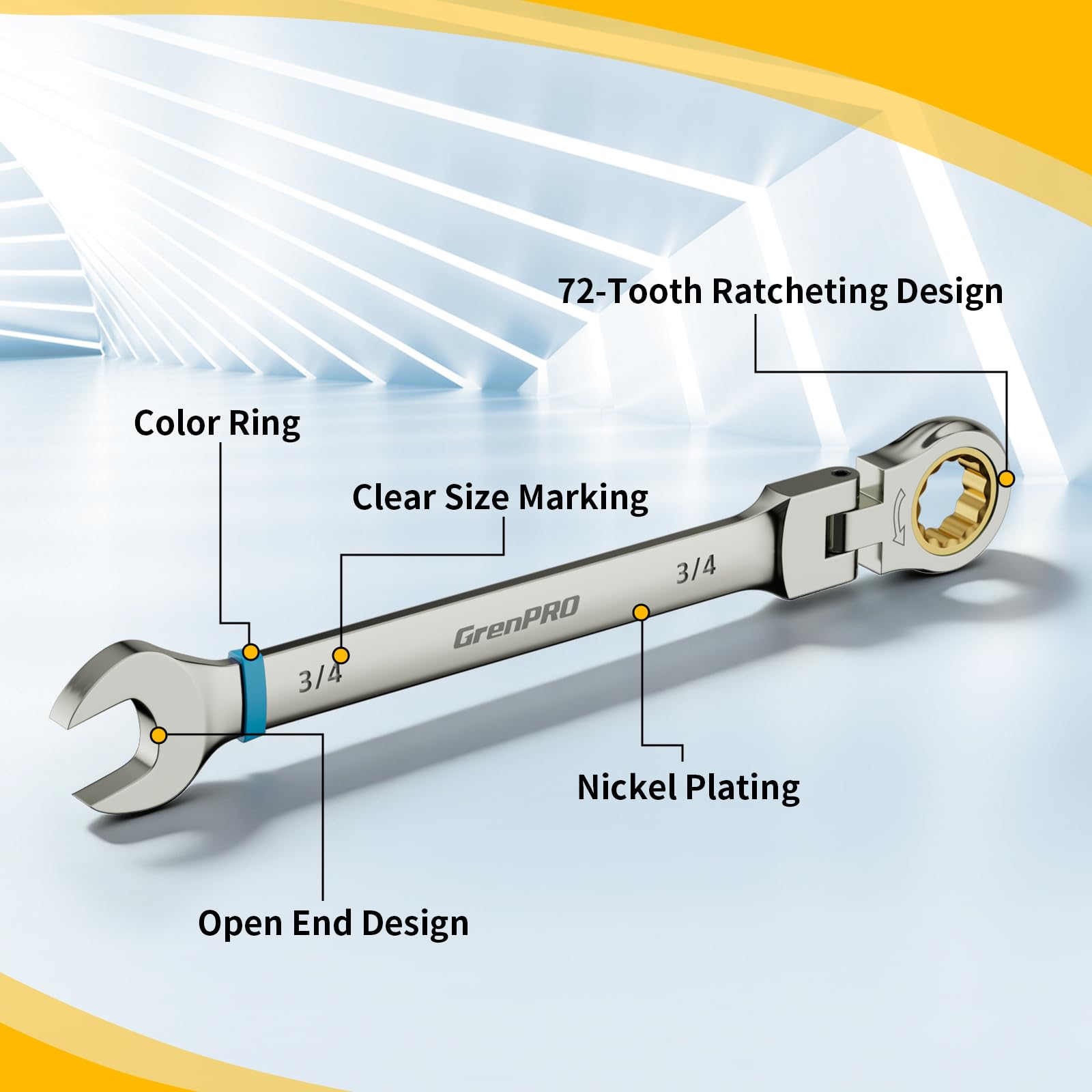 Grenpro color rings speed size recognition during repairs
