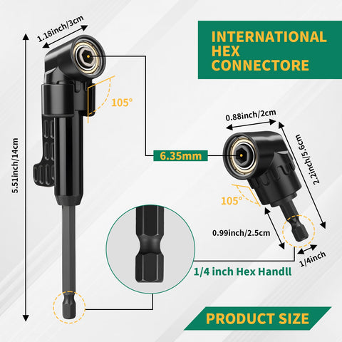 Grenpro 360-degree rotatable socket adapters enable seamless alignment.