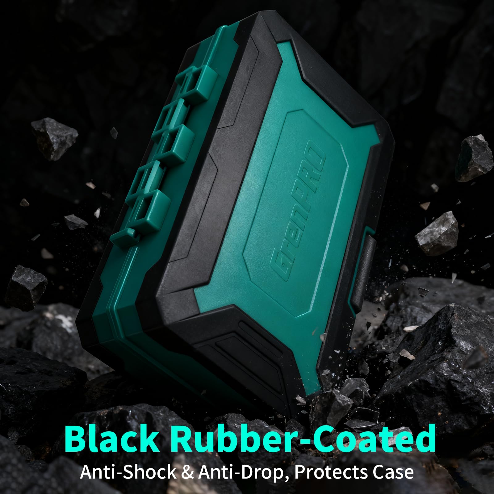 GRENPRO carrying case keeps all bits neatly organized.