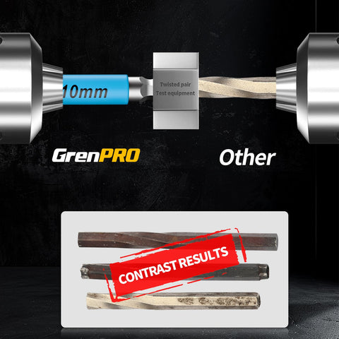 GRENPRO color-coded sizes simplify selecting the correct hex key quickly.