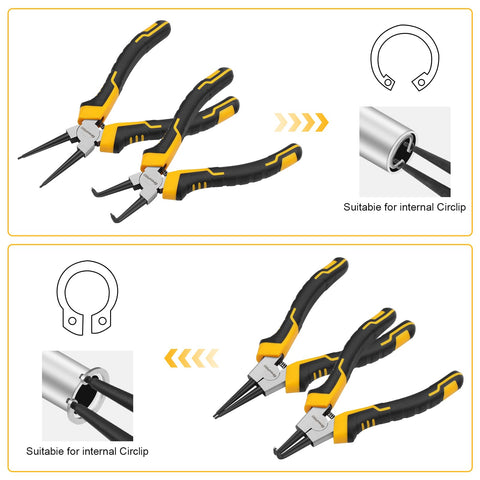 GRENPRO 7-inch pliers for reliable ring removal leverage