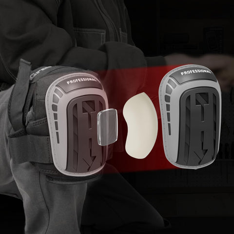 GRENPRO flooring knee pad supports kneeling during installation and cleanup.
