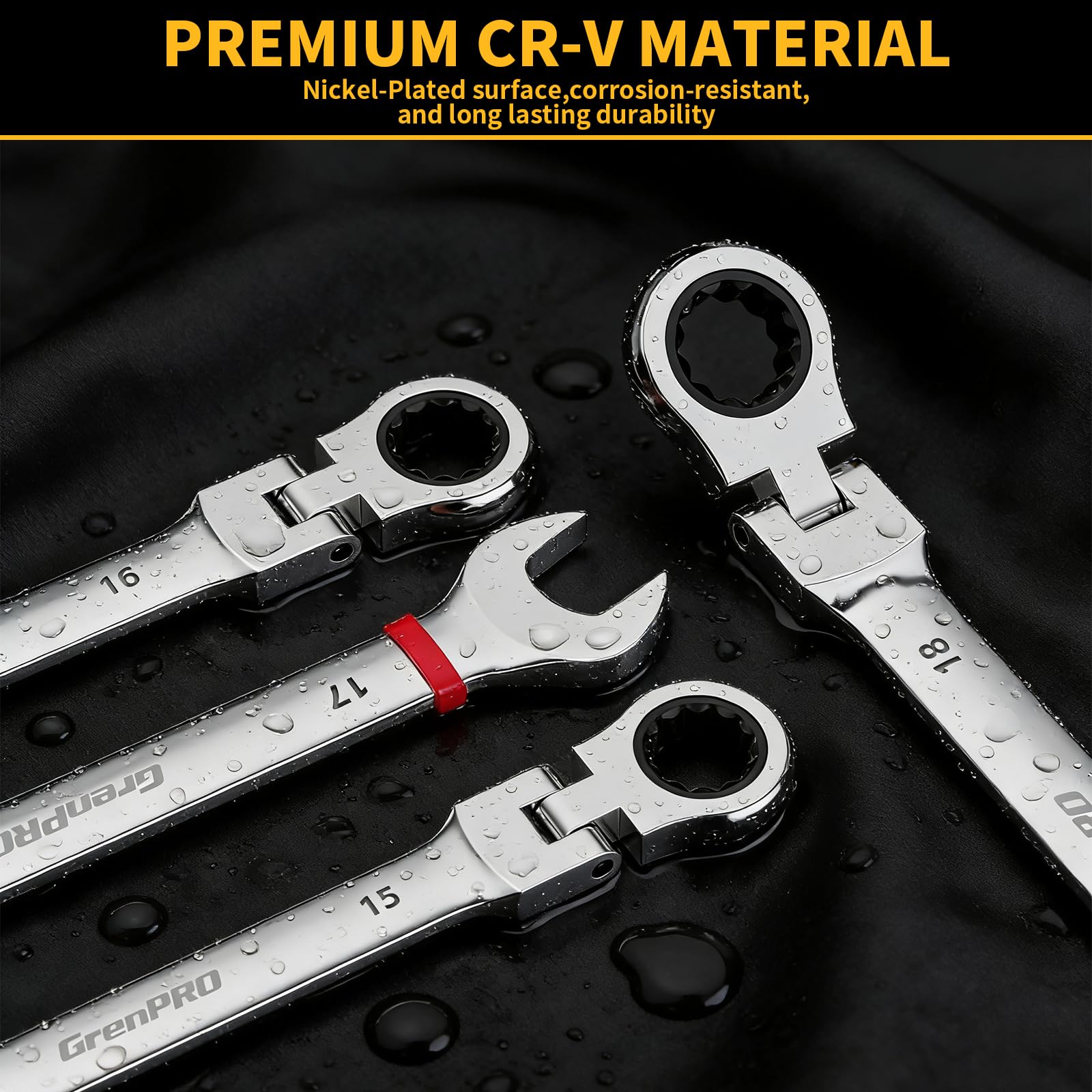 Grenpro organized case keeps tools neat for quick grab-and-go.