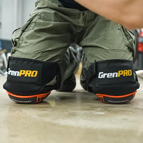 GRENPRO knee pads reinforced stitching for durable construction