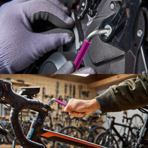 GRENPRO magnetic hex wrench set keeps screws secure during work.