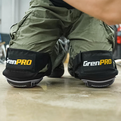 GRENPRO multipurpose knee pad ideal for construction, gardening, tile, and flooring projects.
