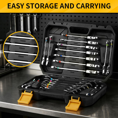 Grenpro full metric and SAE range covers common fasteners from 6 mm to 3/4 inch.