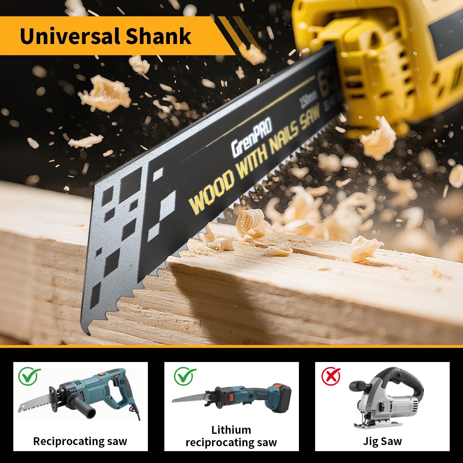 Grenpro pruning blade for wet wood and fresh branches