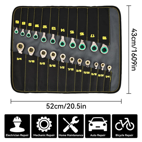 GRENPRO wrench set showing 12-point box end for secure grip during tough bolts.