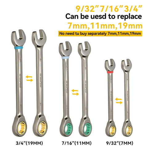 GRENPRO color coding aids quick size identification for faster repairs.