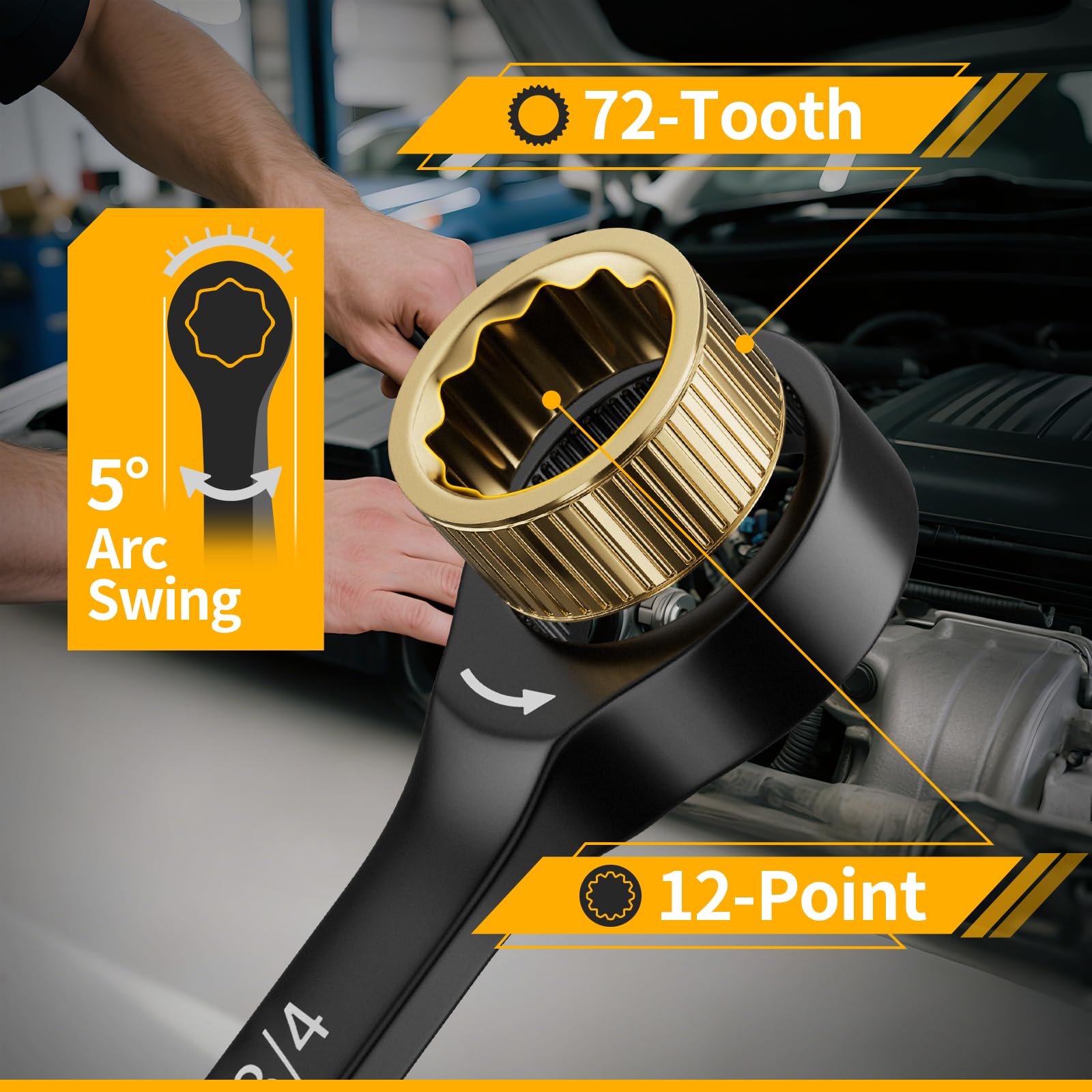 GRENPRO SAE five-sixteenth-inch wrench aids quick repairs.
