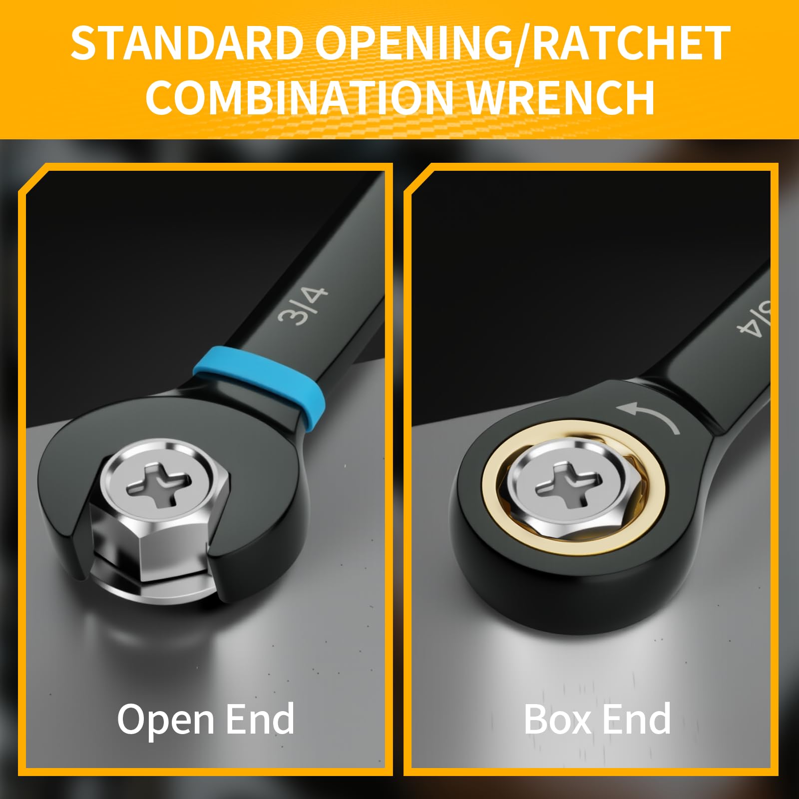GRENPRO SAE seven-sixteenth-inch wrench handles medium bolts.