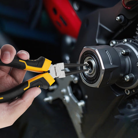 GRENPRO snap ring pliers internal bent jaw for hard-to-reach fittings