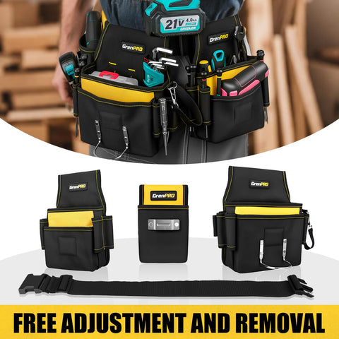 High-visibility yellow stitching adds professional look and quick recognition