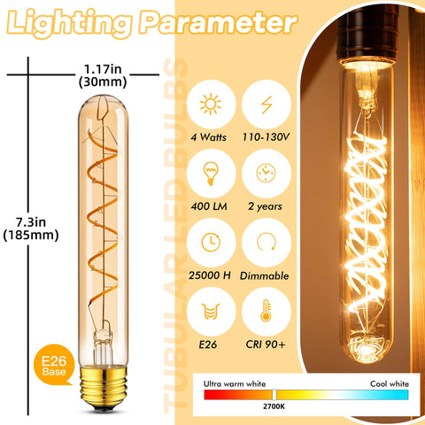 Grensk 2700K warm white dimmable bulb delivers cozy ambience