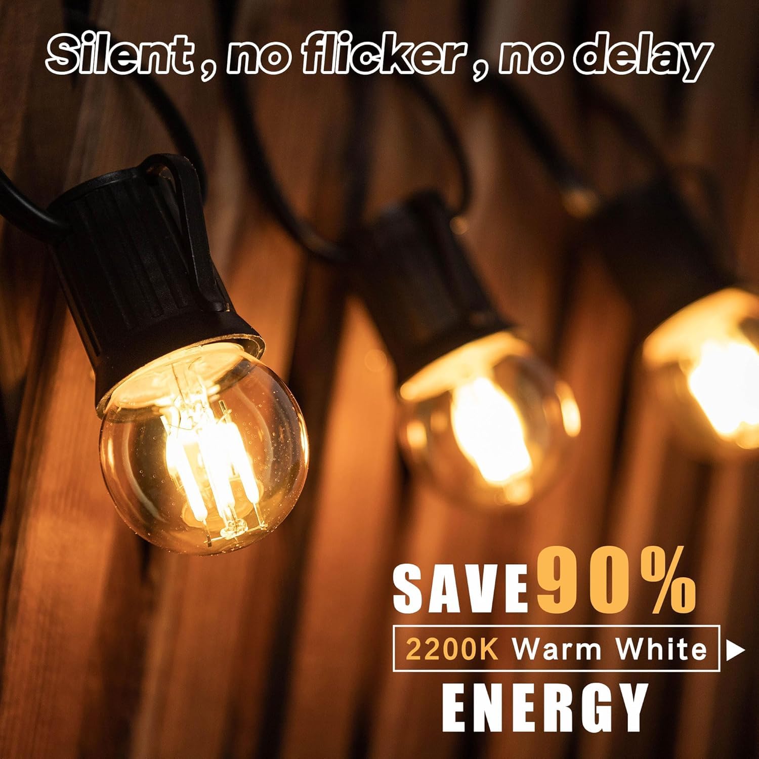 Grensk G40 3W amber bulb in bathroom light with soft warmth