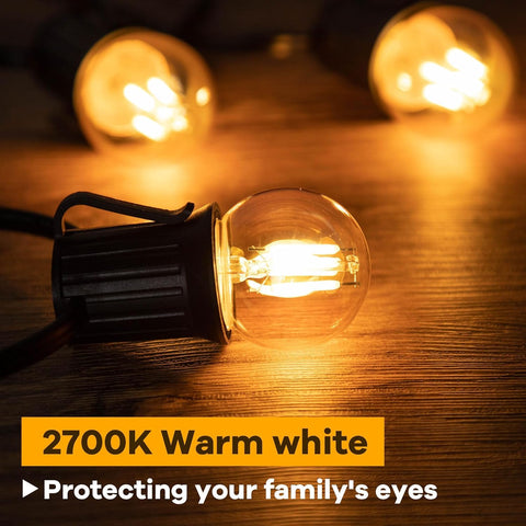 Grensk G40 3W amber bulb on table lamp for welcoming ambience