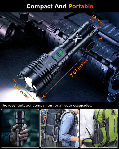 Grentay zoomable flashlight design enabling flood to spot lighting