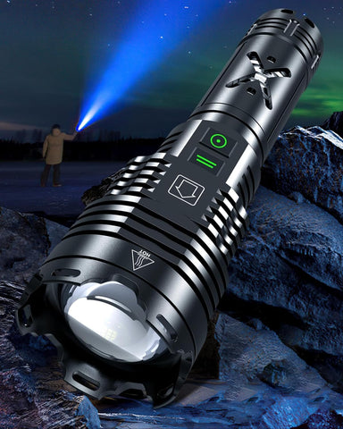 Grentay super bright flashlight front view for clear night visibility on hikes