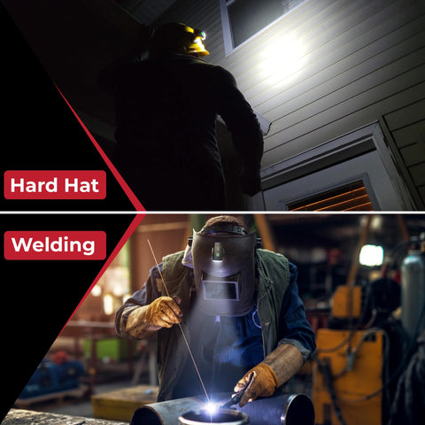 GREERRIDE lamp tilted for precise beam control during tasks.