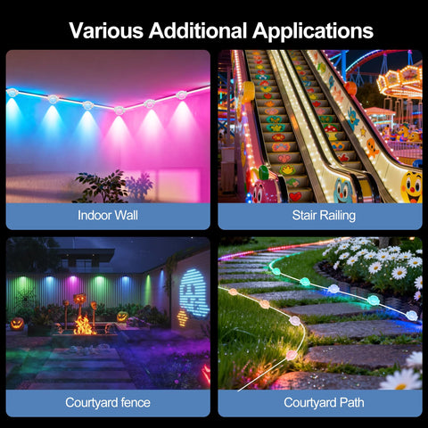 Grestar custom scene creator and scheduling for tailored lighting experiences.