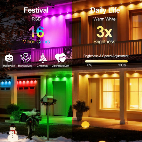 Grestar music-sync lights respond to rhythm via built-in microphone for lively gatherings.