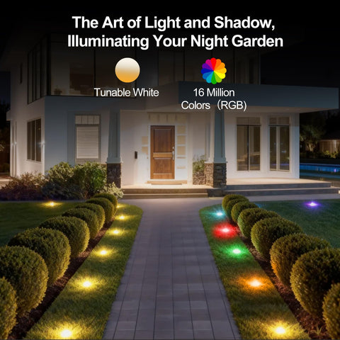 Grestar music-sync pathway lights create dynamic ambiance for outdoor gatherings