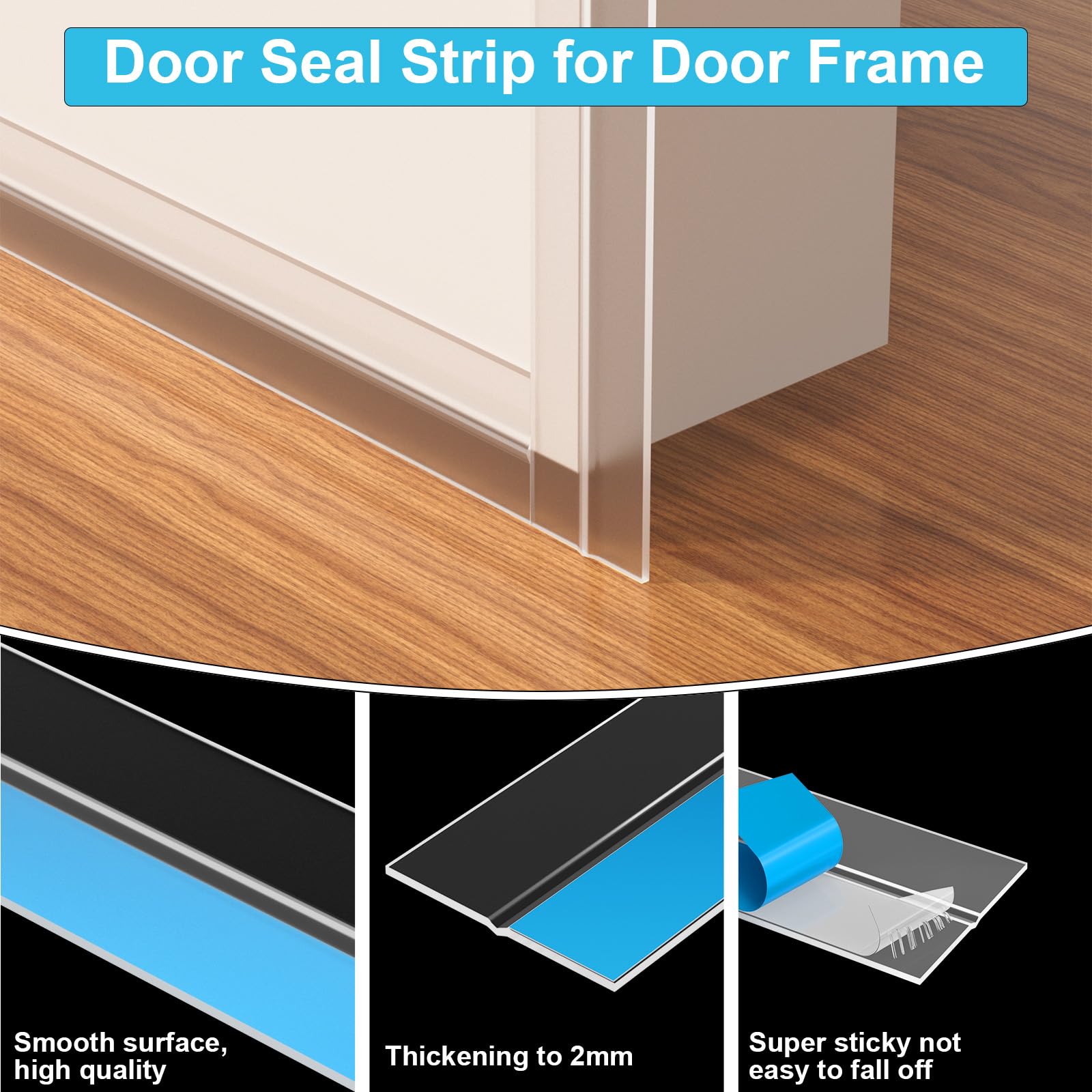 Greymond door seal installation steps mounting on frame and thresholds