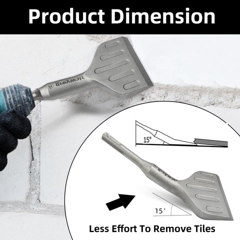 Greywolf SDS-plus shank compatibility fits major rotary hammers for versatile demolition.