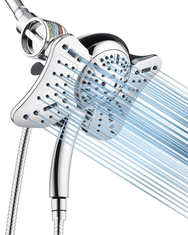GRICH 2-in-1 shower head with dual modes for versatile, spa-like showers.