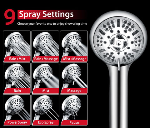 GRICH 60-inch stainless steel hose providing long reach and durability