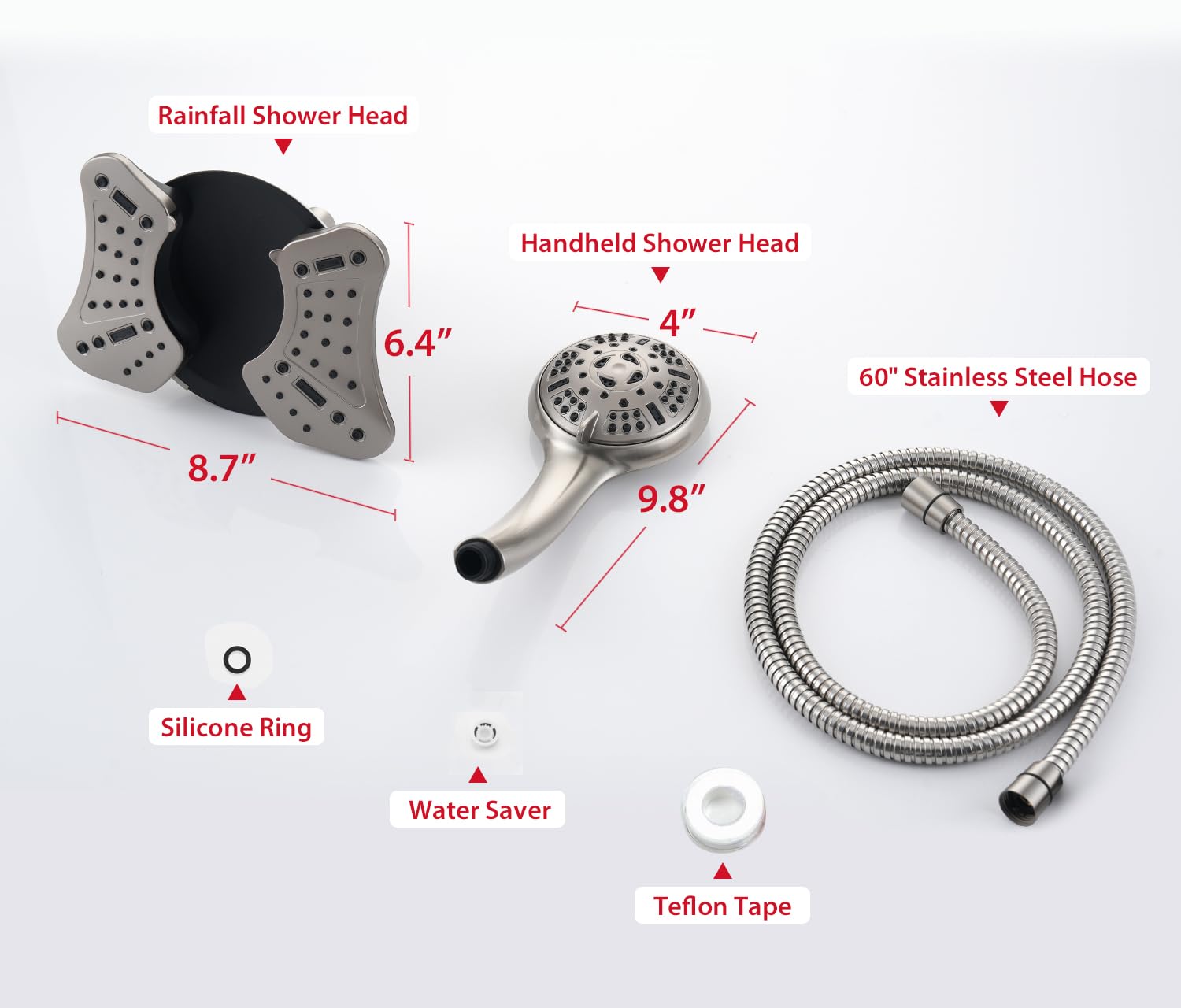 GRICH anti-clog nozzles delivering steady high-pressure flow