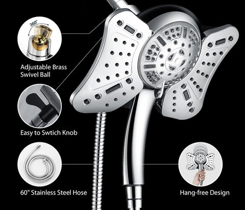 GRICH chrome plated ABS construction ensures durability and eco friendly design
