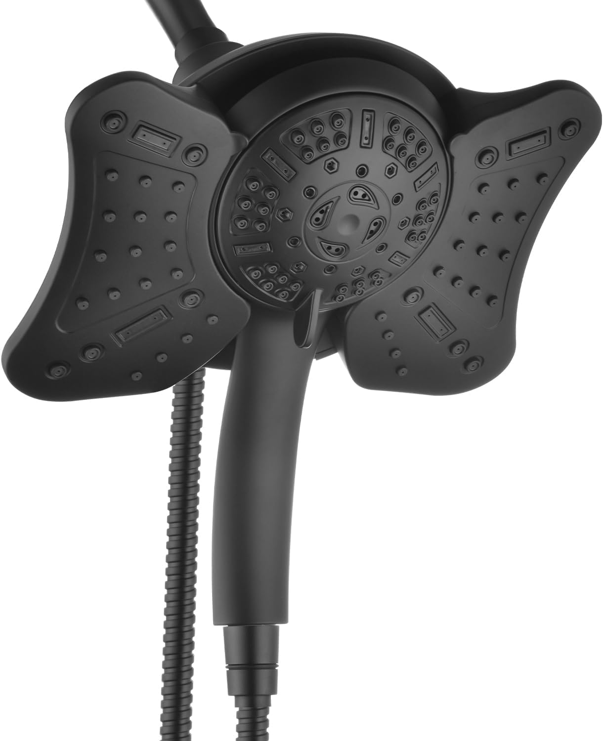 GRICH dual shower head with an 8.7 inch panel for wide coverage during showers