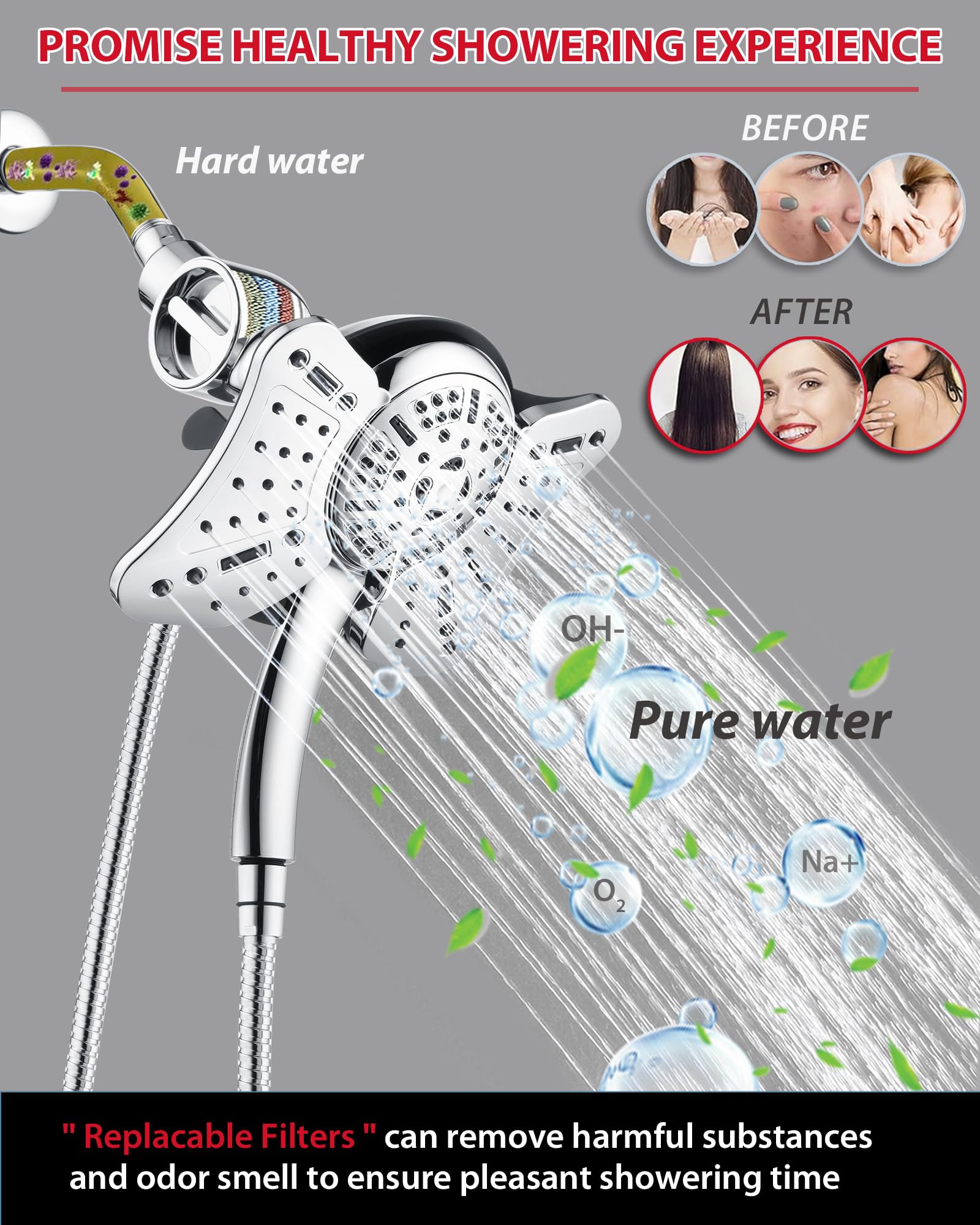 GRICH handheld-spray enables precise, flexible rinsing for hard-to-reach areas.