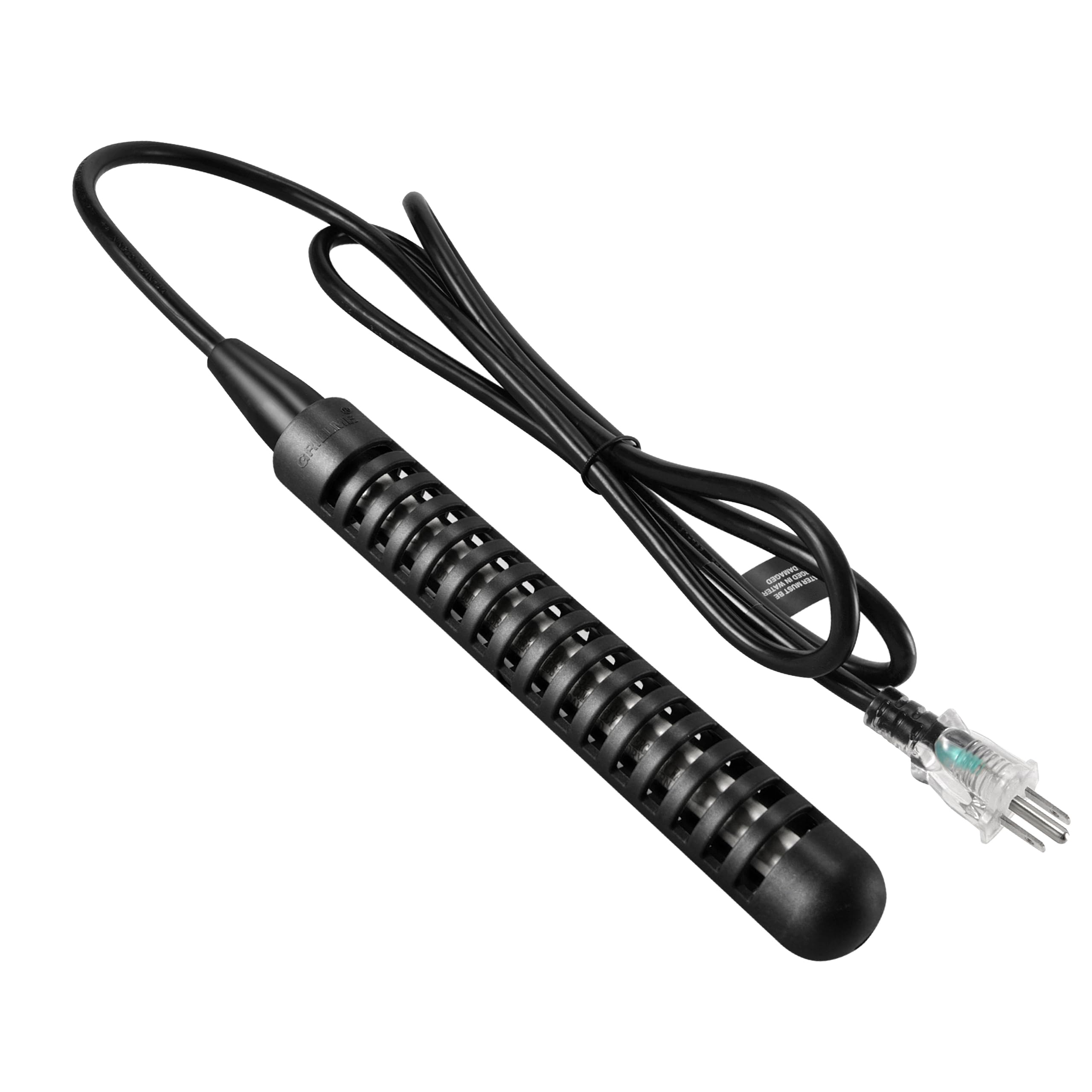GRILLME 1000W immersion heater in bucket for fast water heating