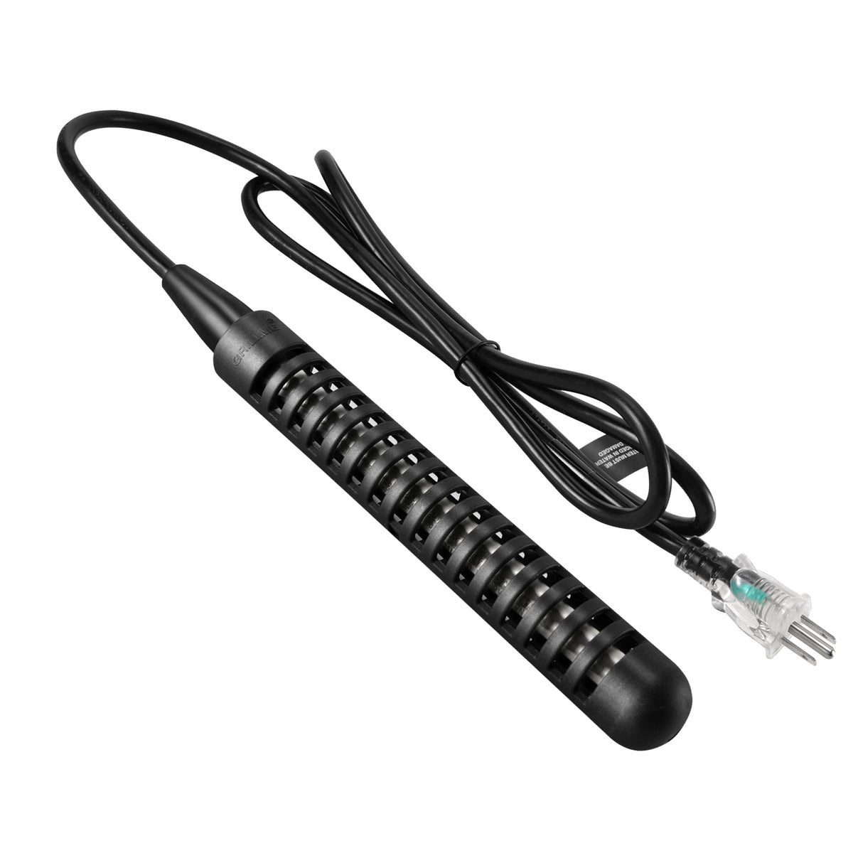 GRILLME 1000W immersion heater in bucket for fast water heating