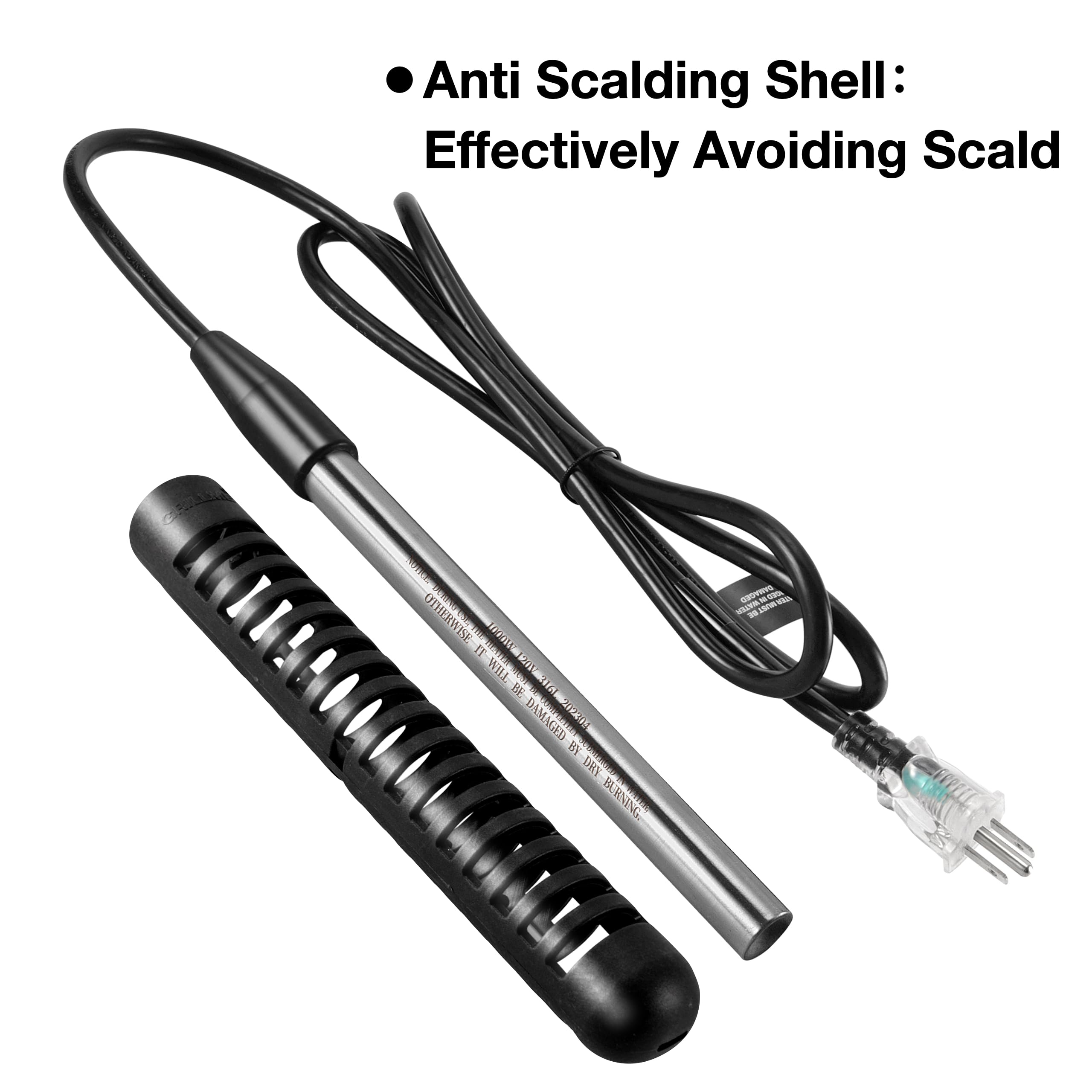 GRILLME anti-scalding sheath protecting container during heating