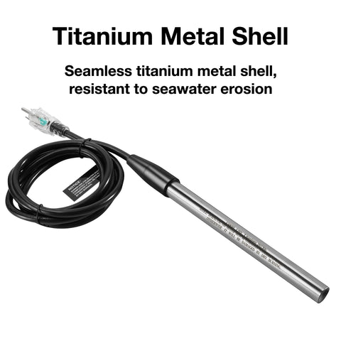 GRILLME submersible heater in use with a fish tank setup