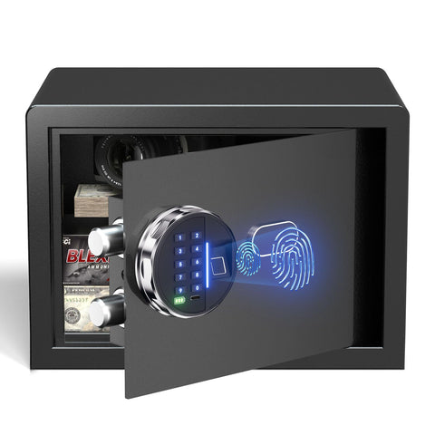 Grimtron Safe compact dimensions suitable for bedrooms and offices.