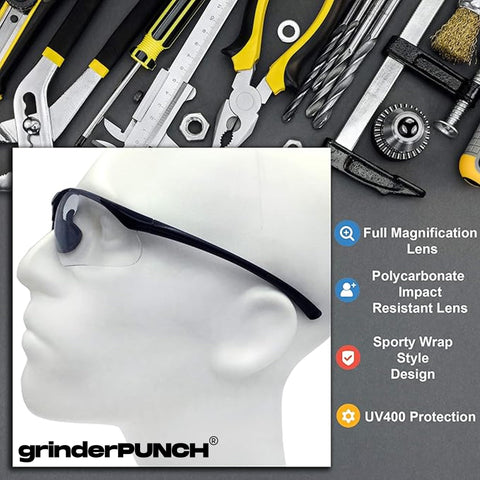 grinderpunch-lightweight-frame reduces fatigue while performing close-up repairs.