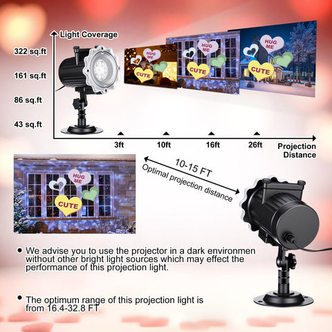 Grinsvalley holiday projection lamp complements birthdays and seasonal celebrations