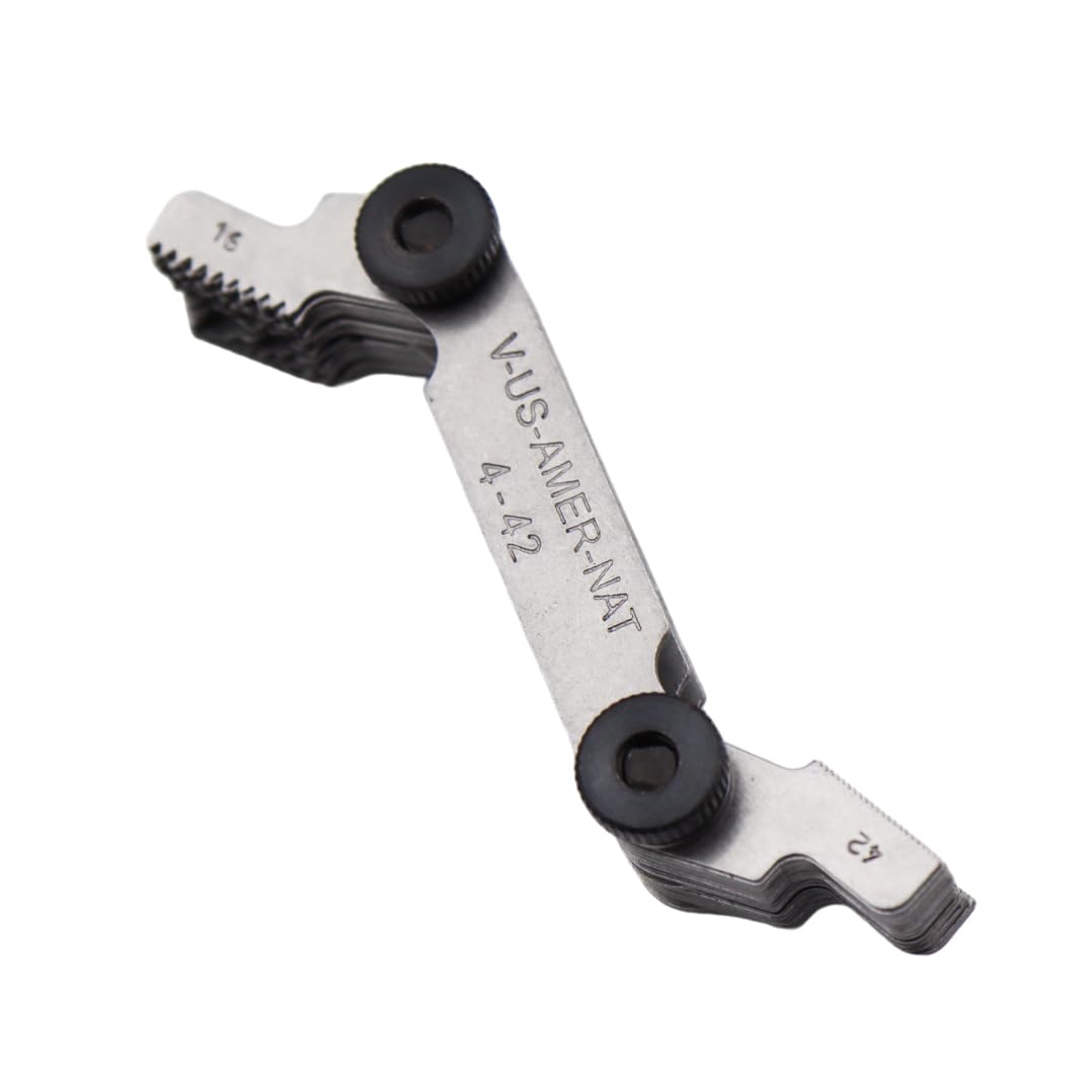 Grip locking feature demonstrated on the thread gauge in use