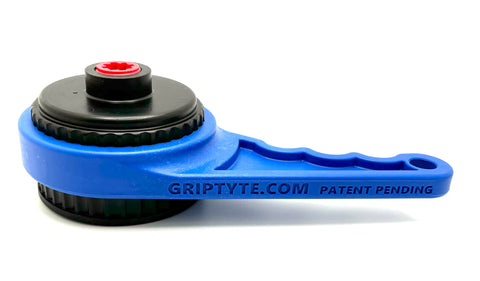 Clear 'Do Not Over Tighten' warning helps prevent cap damage.