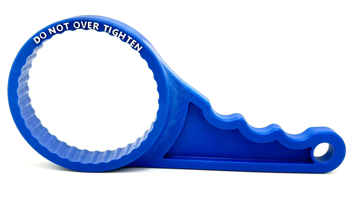 Grip Tyte fuel jug wrench with tapered head for VP Racing caps.