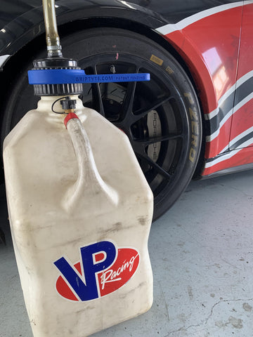 VP Racing cap-compatible tool for fast, spill-free cap removal.