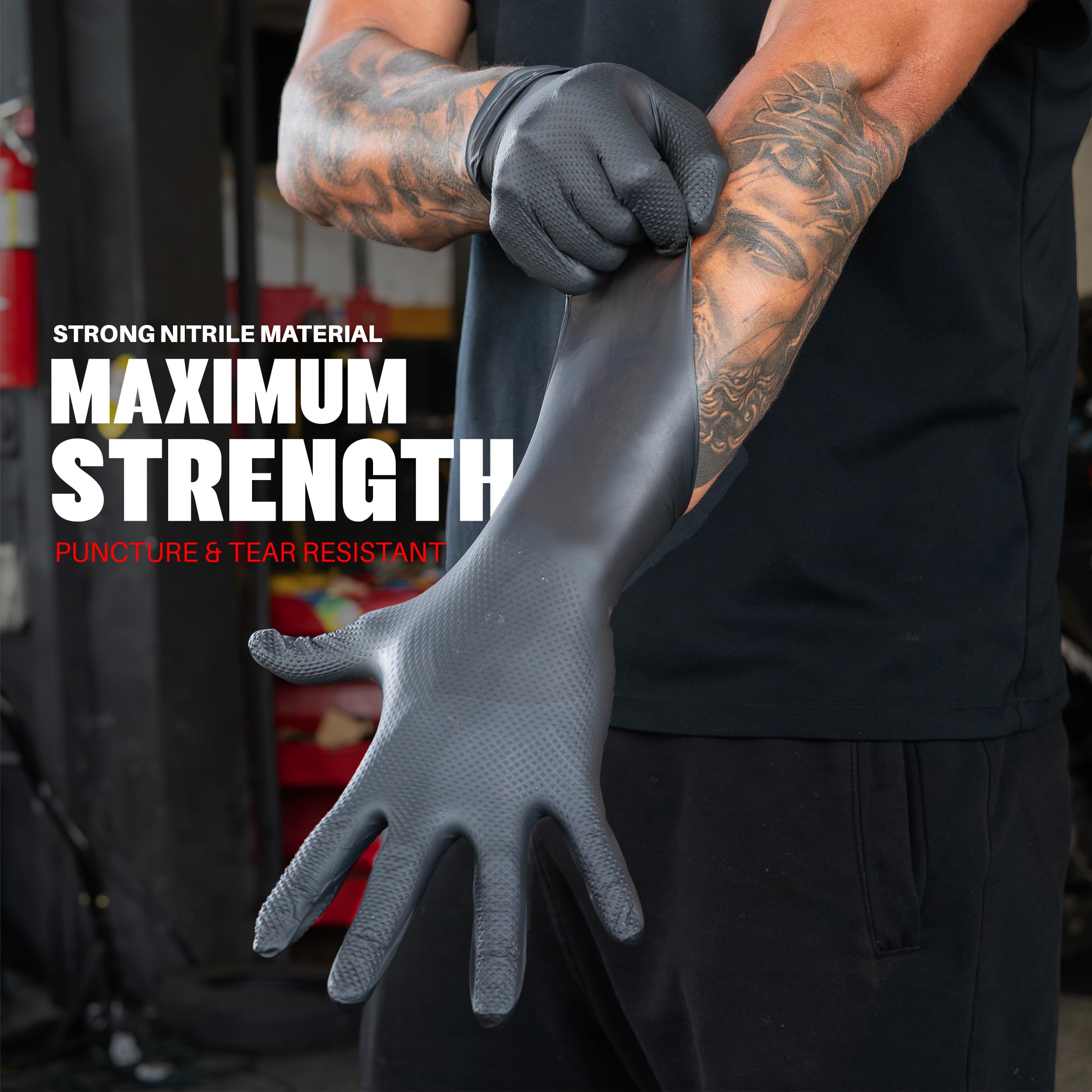 Close-up of GRIPXX Herkules Grip 3D diamond texture for enhanced grip