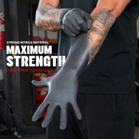 Close-up of GRIPXX Herkules Grip 3D diamond texture for enhanced grip