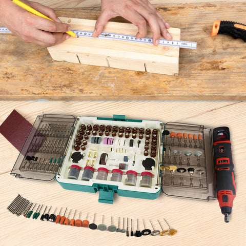 Gripzon compact heavy-duty case keeps attachments secure and tangle-free.