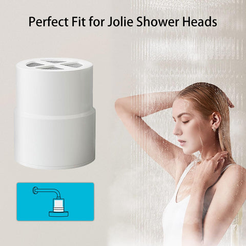 Griscrad 2-pack replacement filter provides convenient, continuous filtration for Jolie showers